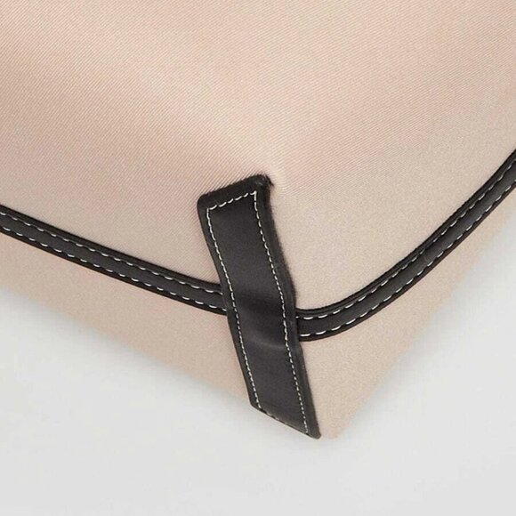 Burberry Beige Canvas Heritage Medium Tote Bag - Picture 4 of 12